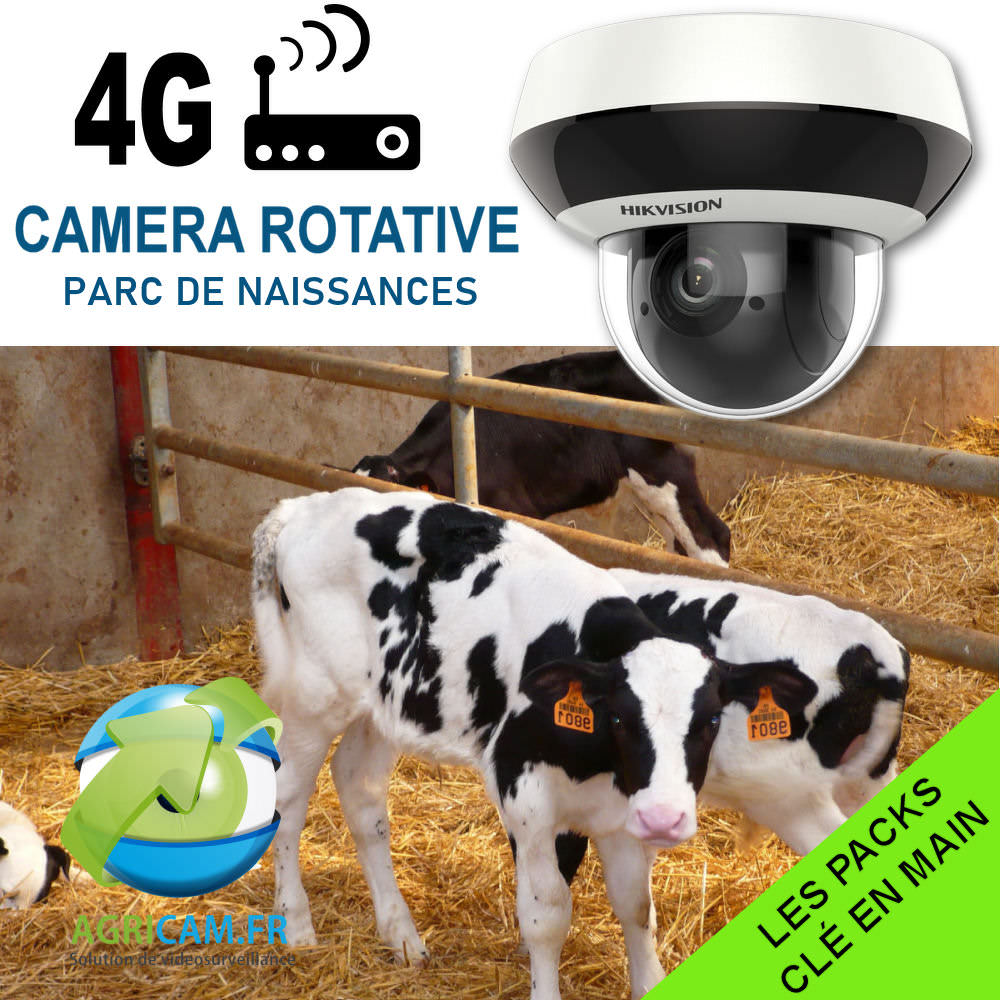 camera rotative pour parcs de naissance