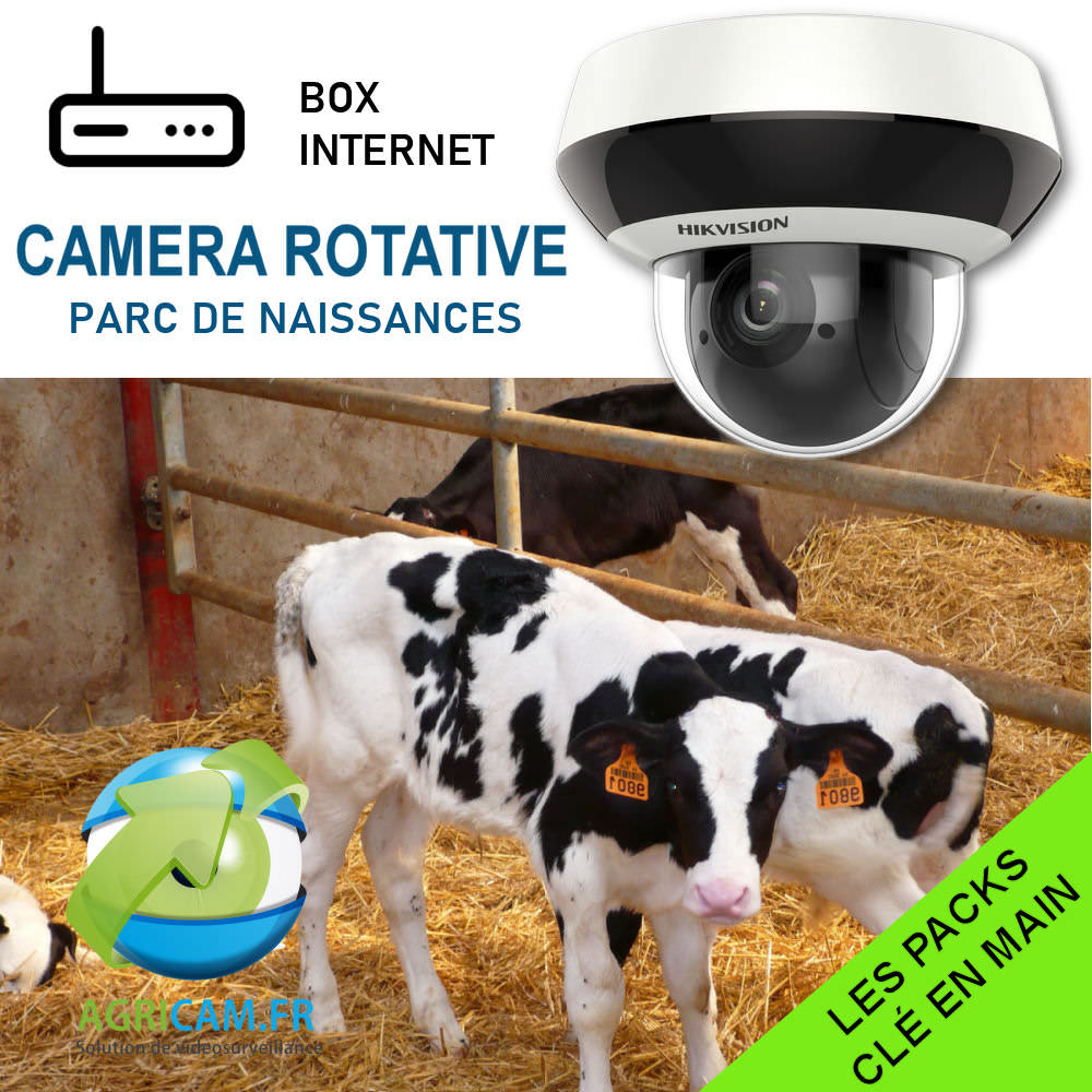 camera rotative pour surveillance parcs de naissances